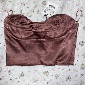 ZARA strapless corset XS